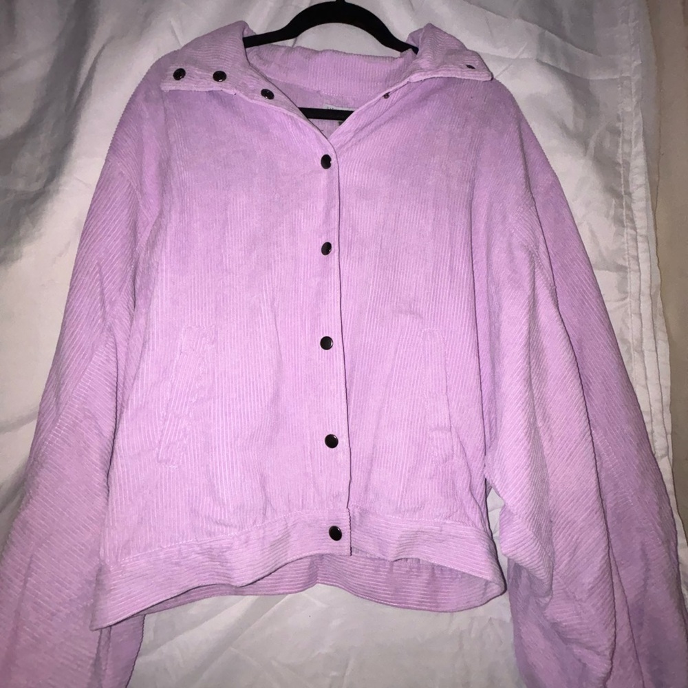 Purple Corduroy Jacket NWT